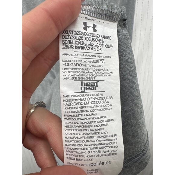 Under Armour Men Tshirt Sz XXL Gray Heat Gear Na Koa 2017 Wounded Warrior Hawaii - Picture 5 of 10